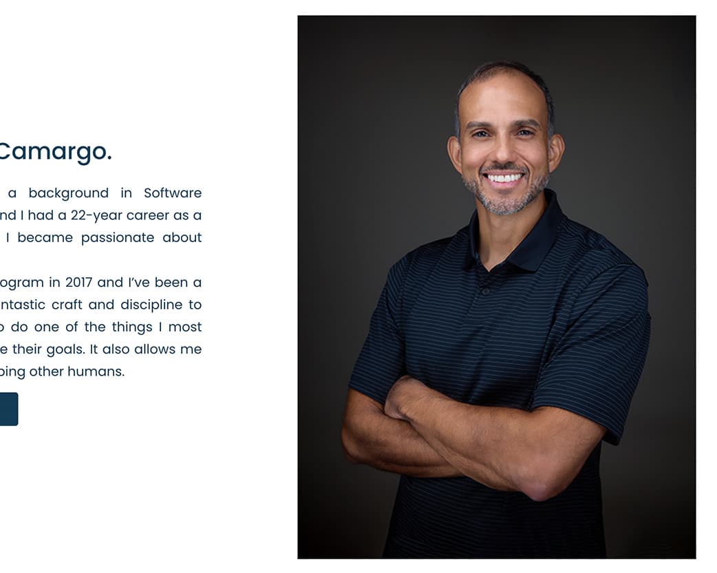 Company web pages headshot