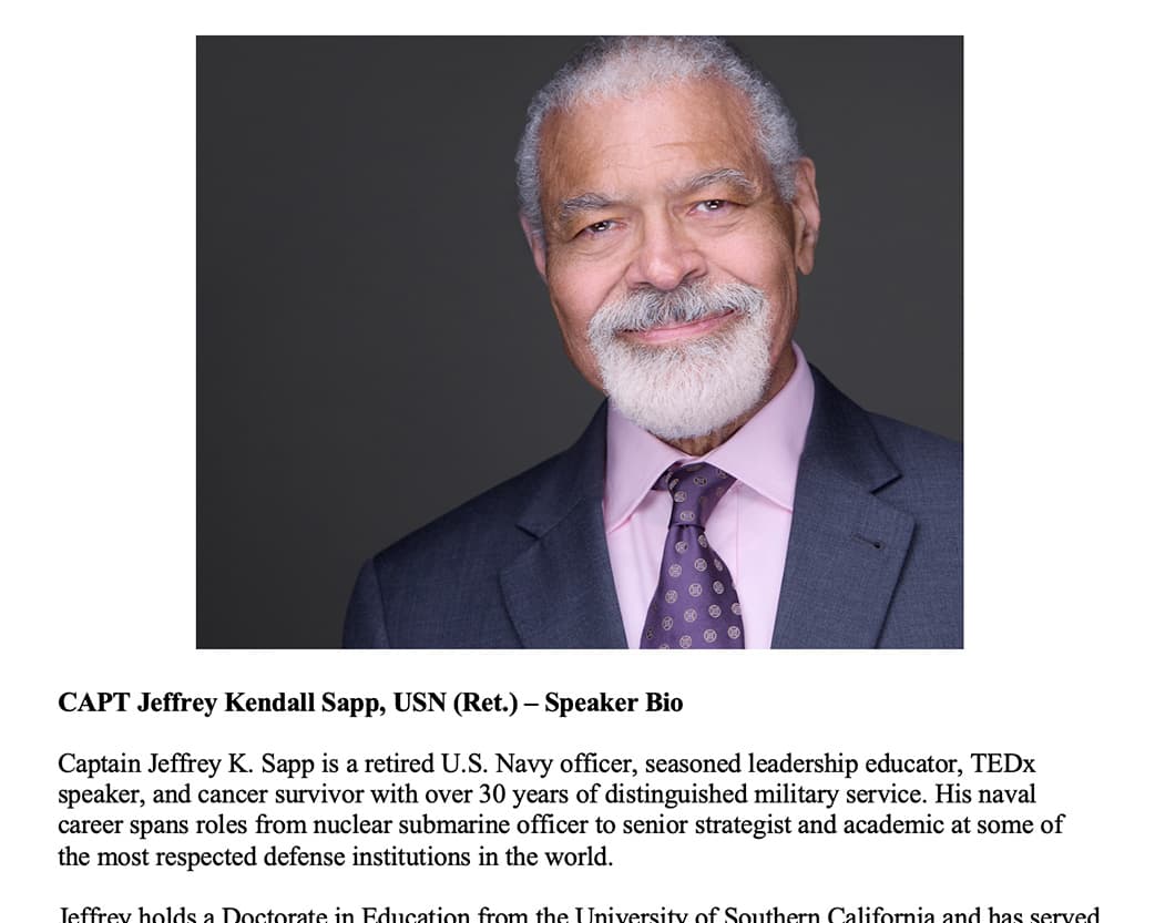 Speaker bio headshot