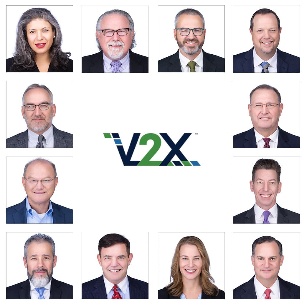 Group headshots composite